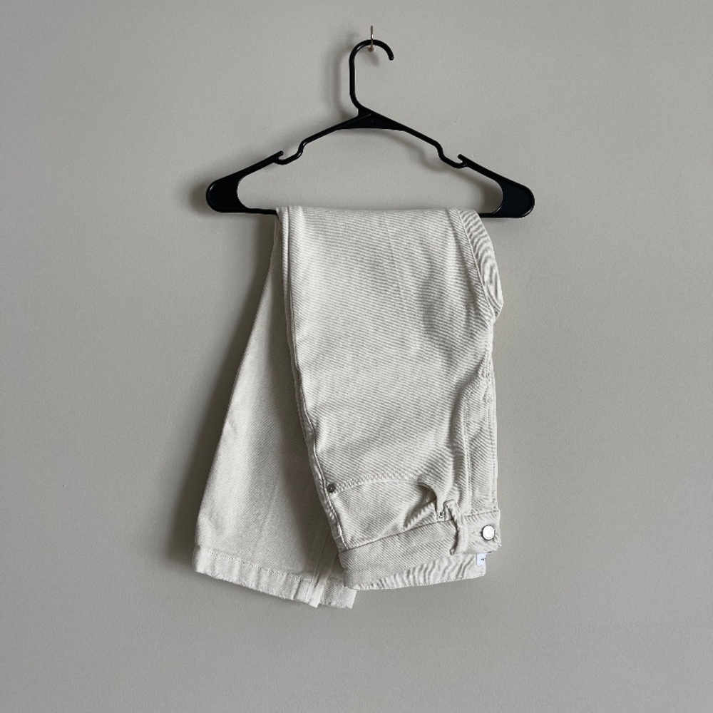 Good American Classic Jeans in Bone + Size 8 W 30"